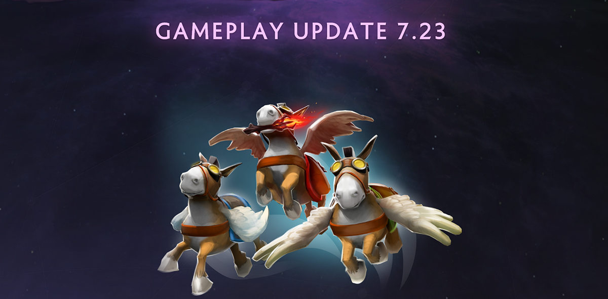 Couriers are set to be everywhere as the 7.23 Outlanders Update is released (Image via Valve Corporation)