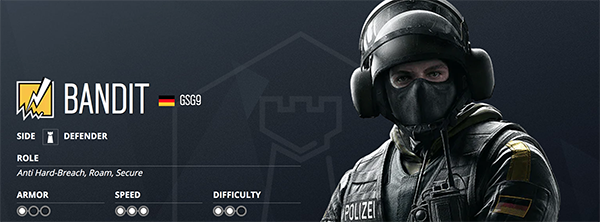 Bandit's speed can make for a strong fragger for any defense roster (Image via Ubisoft)