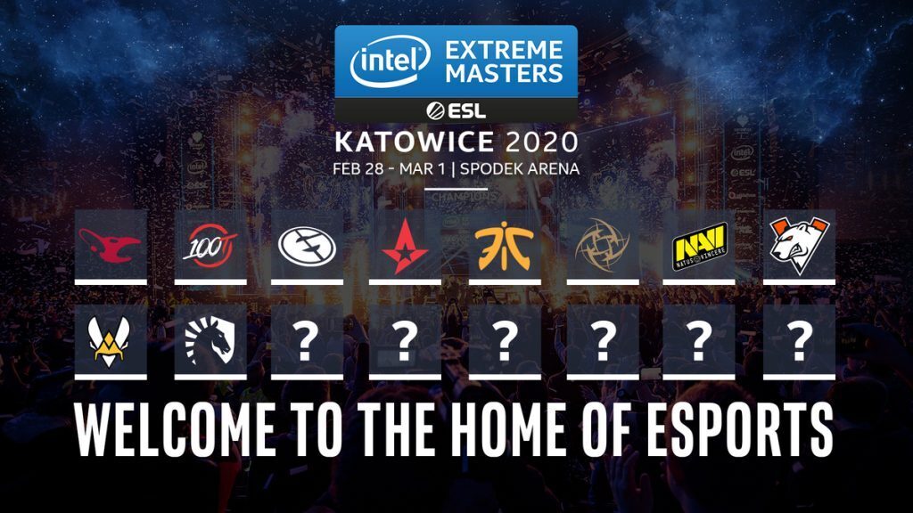 10 Teams Set for IEM Katowice 2020