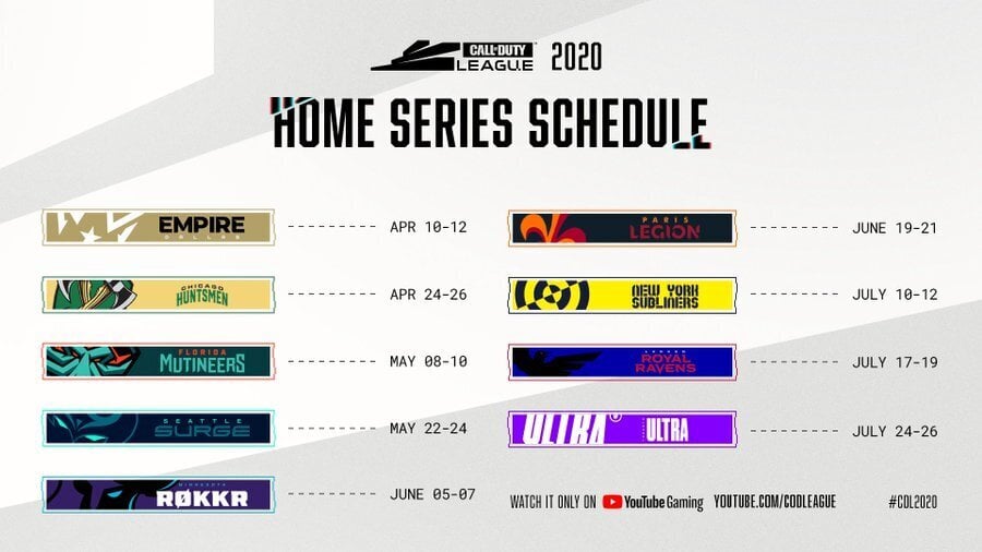 CDL Returns With Online Matches This Weekend