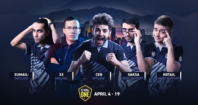 OG Dota Returns in Opening Matches of ESL One