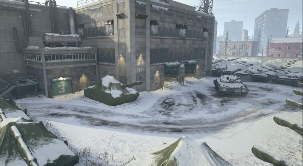 CoD's Mialstor Tank Factory Alley