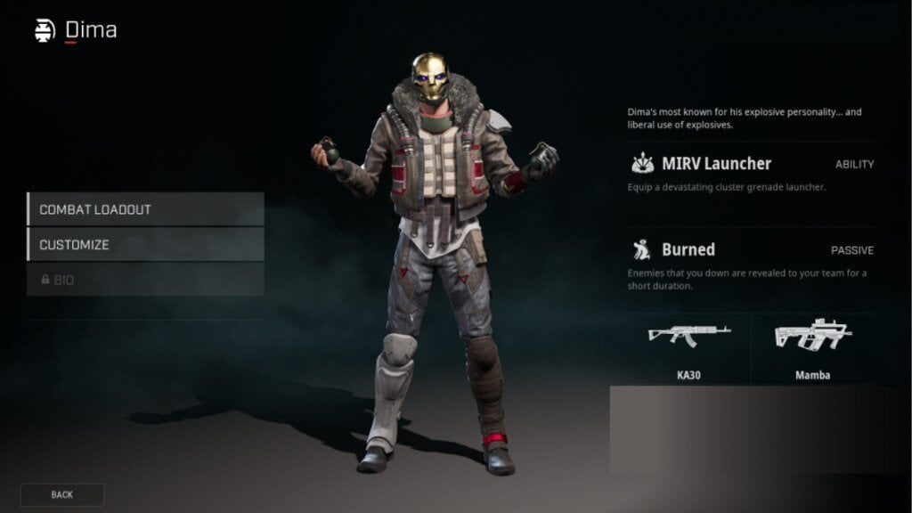 How to Play Dima in Rogue Company