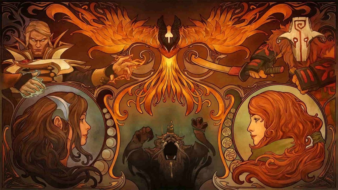 Dota 2 Patch 7.30 Phoenix Art