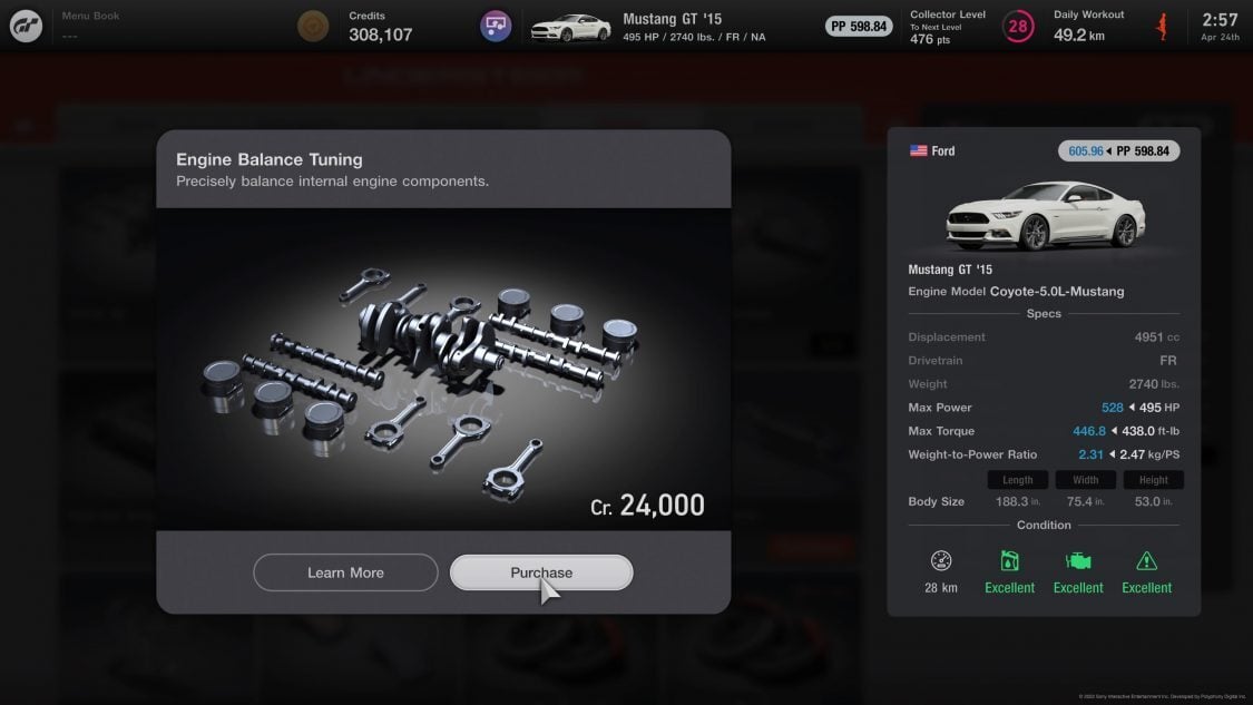 Gran Turismo 7 Engine Upgrades