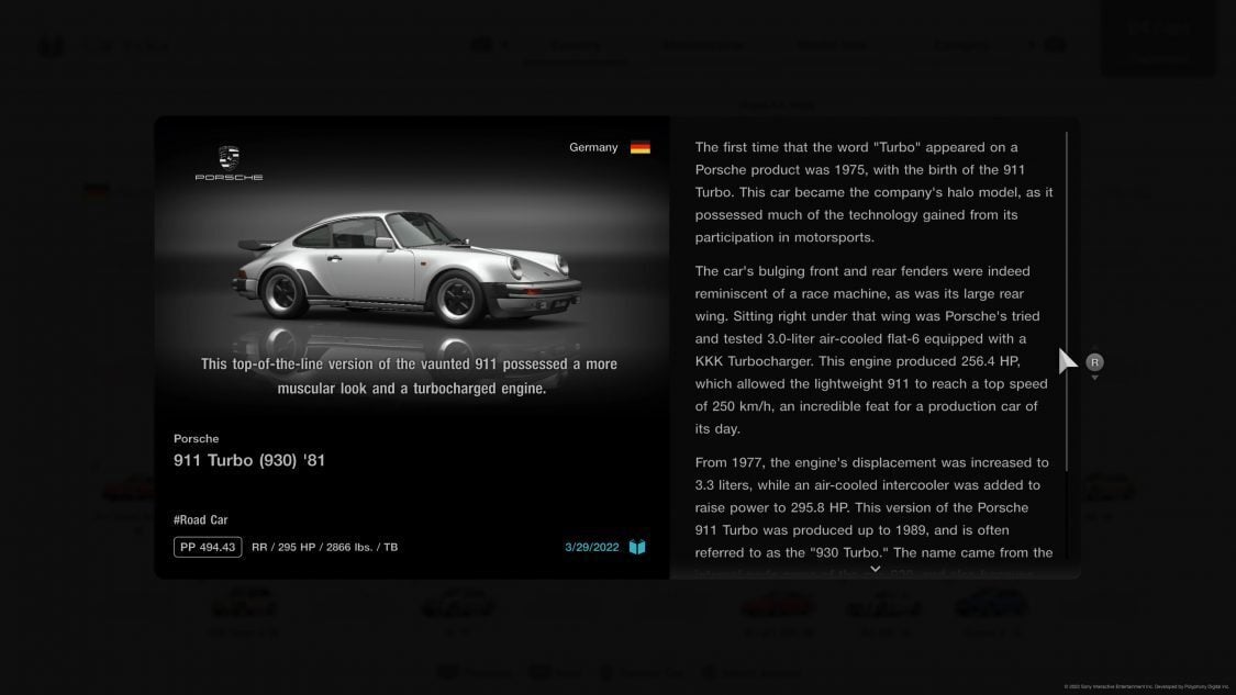 Gran Turismo 7 Performance Points