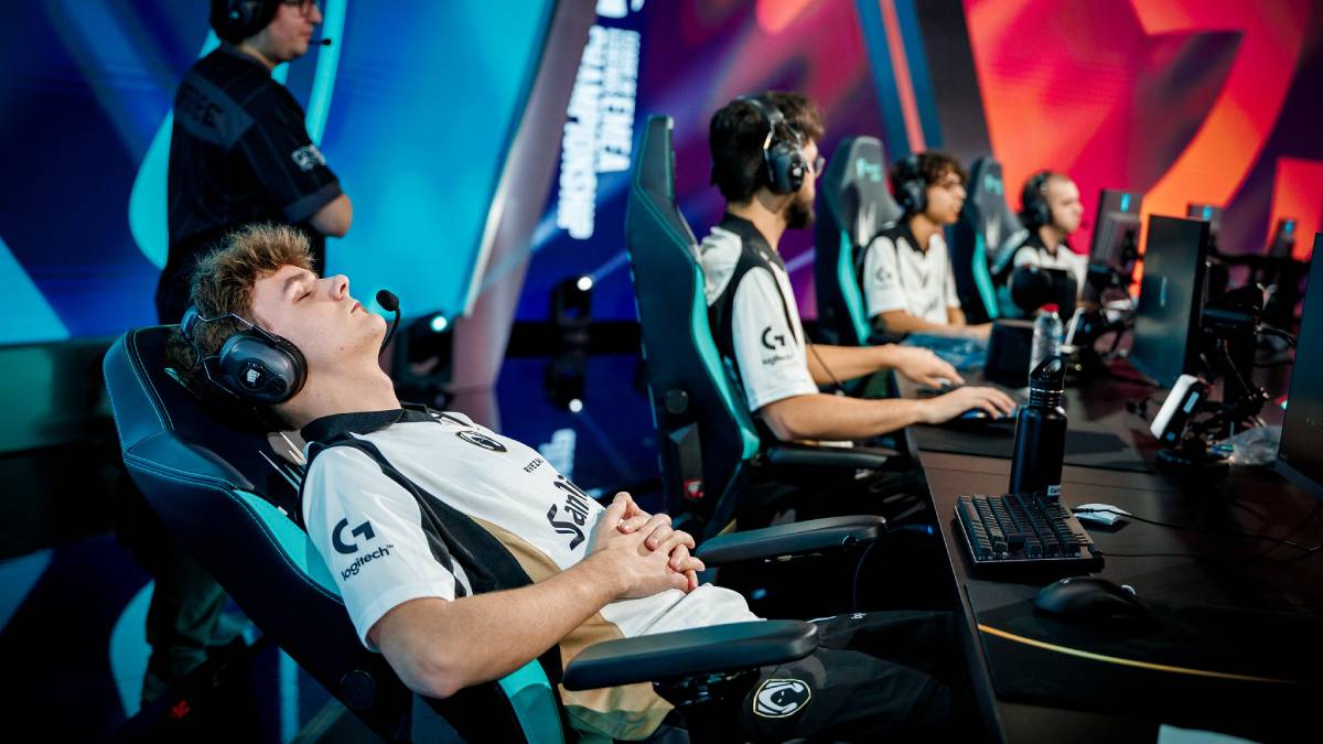 TH Carlsen before facing Fnatic