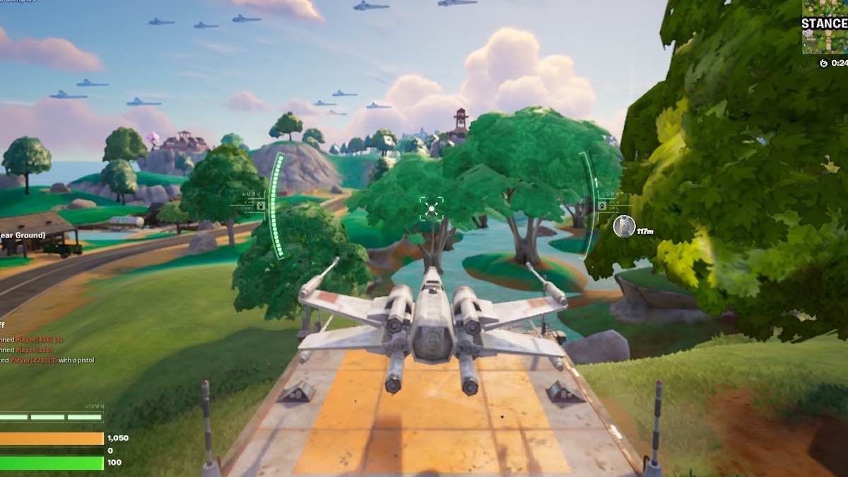 Fortnite X Wing Locations