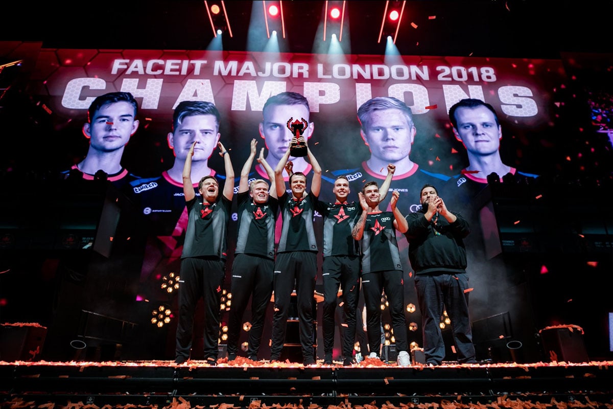 FACEIT Major London 2018 Astralis CSGO Major Winners