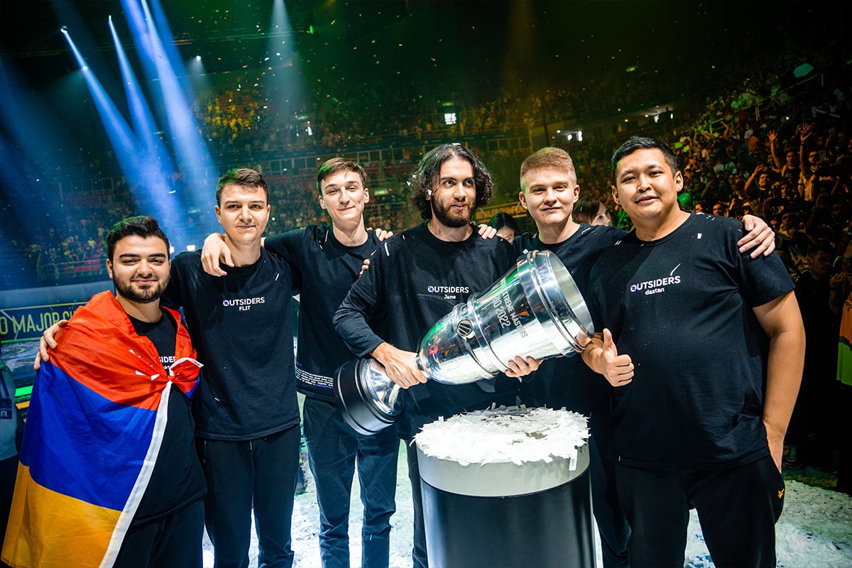 IEM Rio 2022 Outsiders CSGO Major Winners