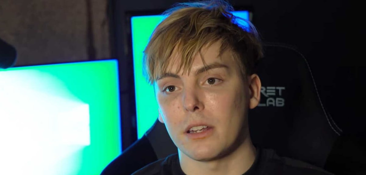 LS in front of a set of monitors