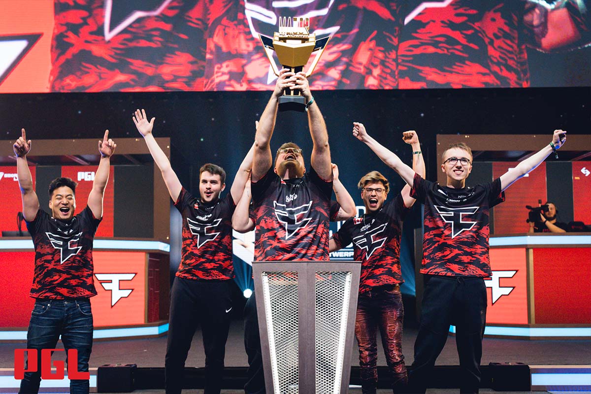 PGL Major Antwerp 2022 FaZe Clan CSGO Major Winners