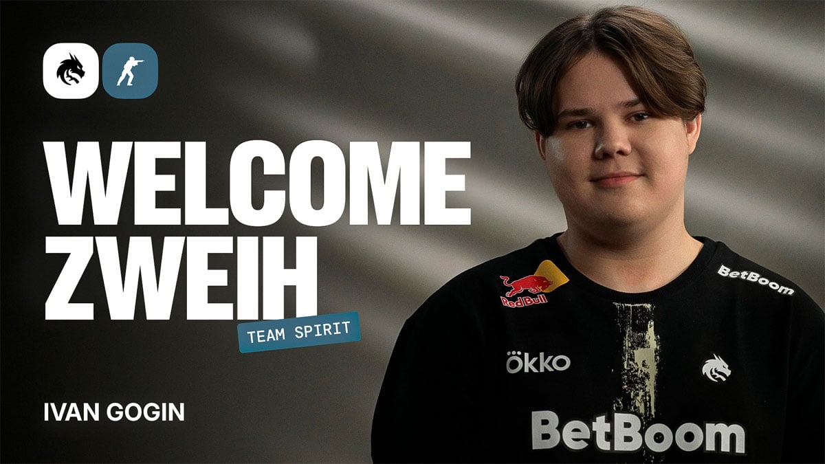 zweih joins Team Spirit (CS2 roster changes)