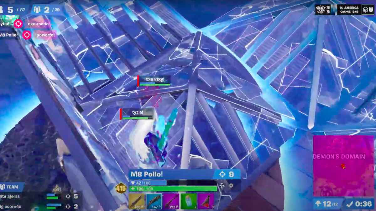 FNCS Heat 1 Leaderboard