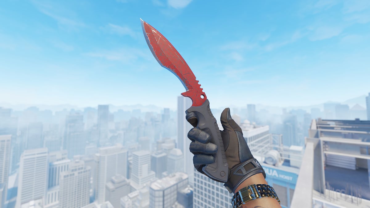 Kukri Knife Crimson Web (Best Cheap CS2 Knives)