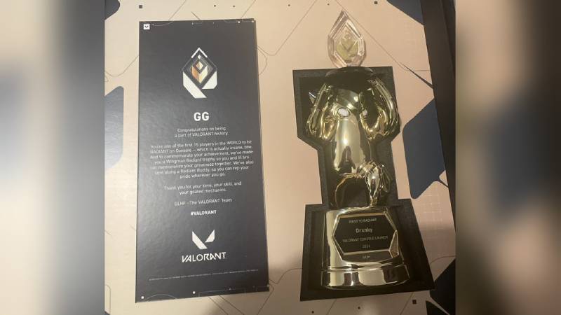 Golden Wingman Trophy - valorant trophies console exclusive