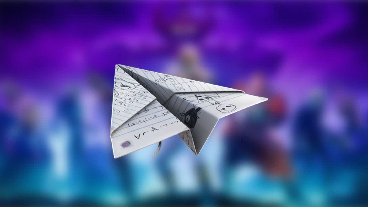  Best Fortnite Gliders - Paper Plane