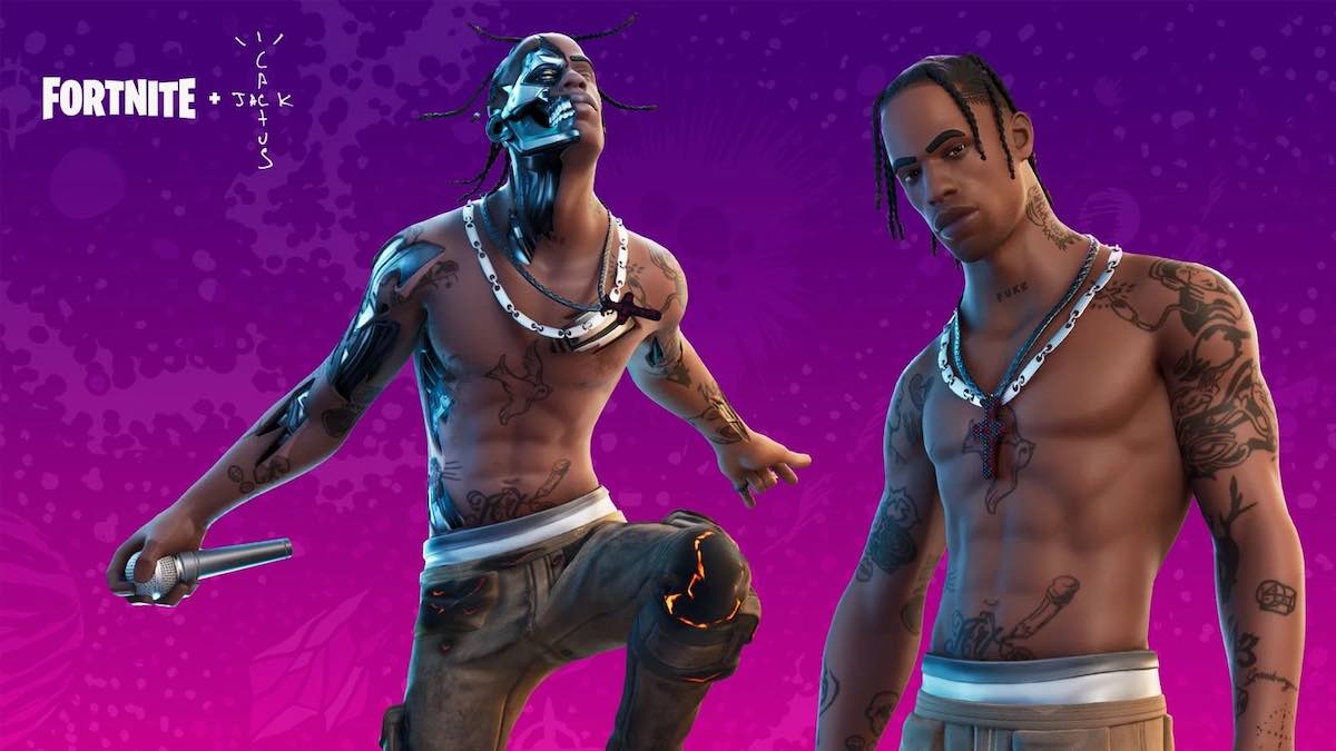 Travis Scott - Rarest Fortnite Skins