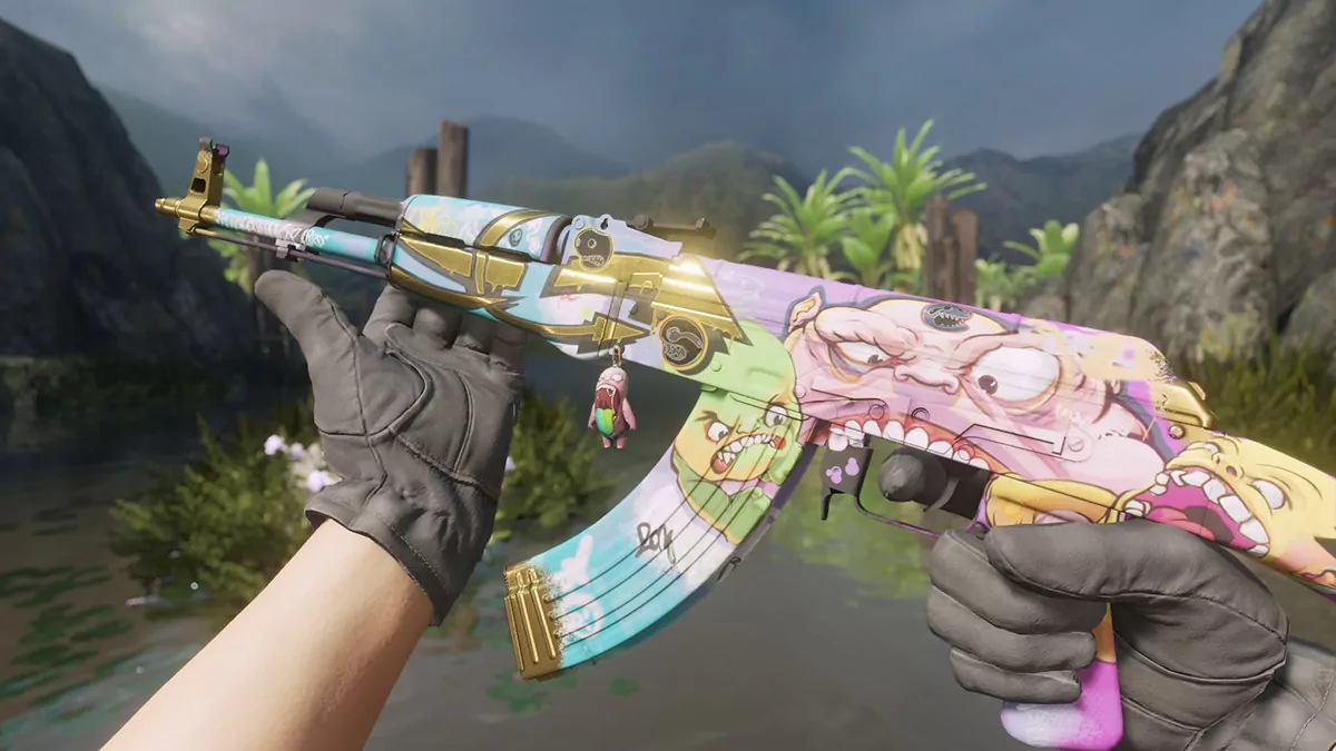AK-47 B the Monster - Lil Monster (CS2 Charm and Skin Combos)