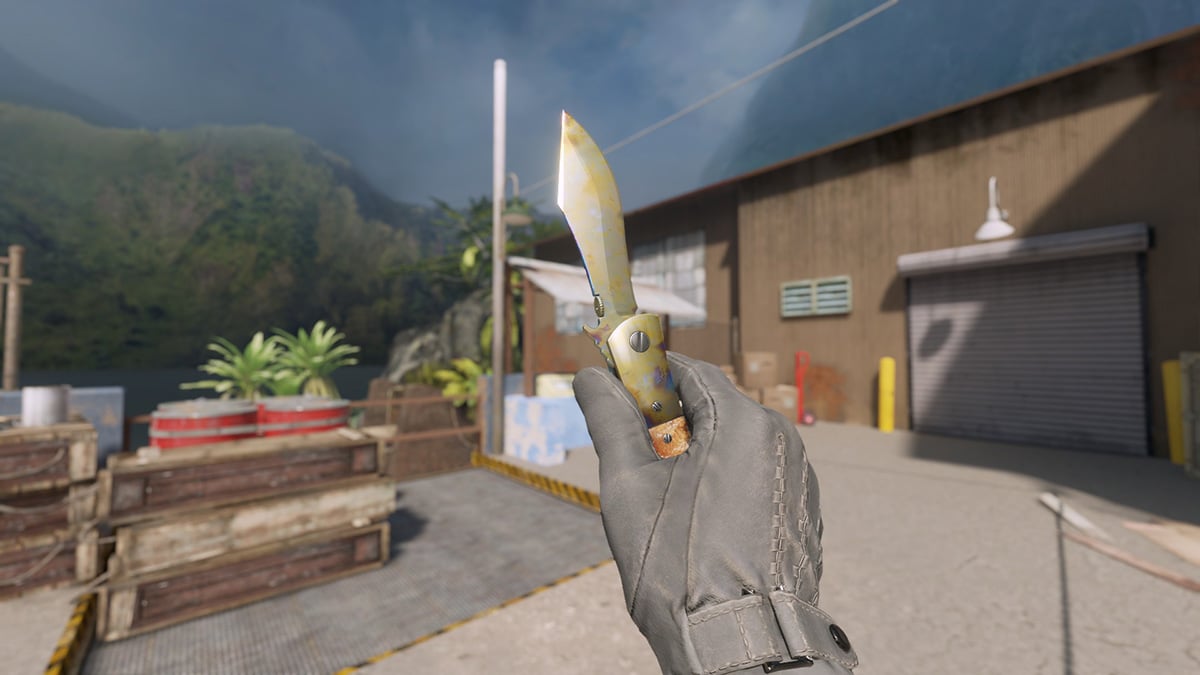 Navaja Knife Case Hardened Gold Gem Pattern 36