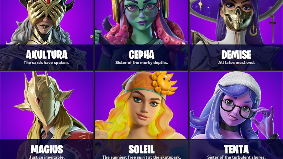 Upcoming Fortnite Skins