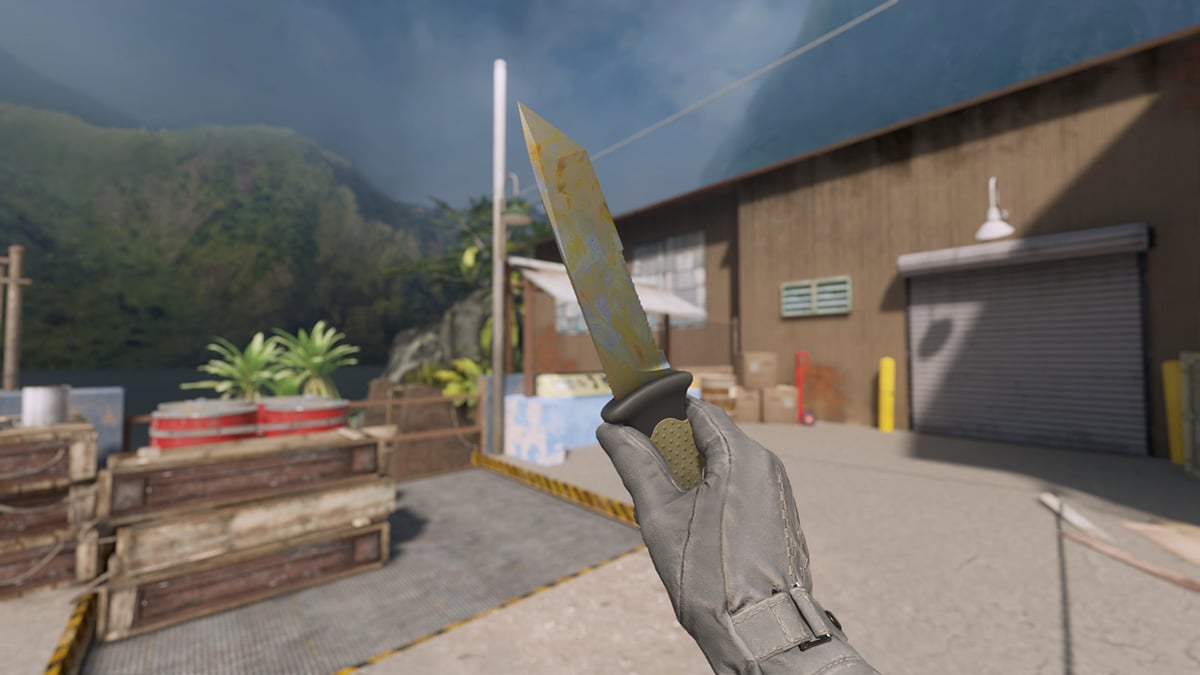 Ursus Knife Case Hardened Gold Gem Pattern 425