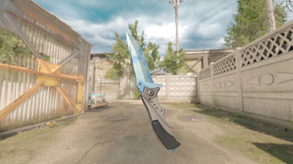 Nomad Knife Case Hardened Blue Gem Pattern 577