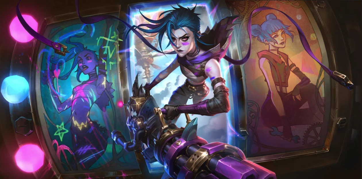 arcane fractured jinx splash art