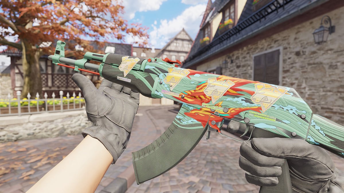 AK-47 Aquamarine Revenge (Virtus.pro CS2 Sticker Crafts)
