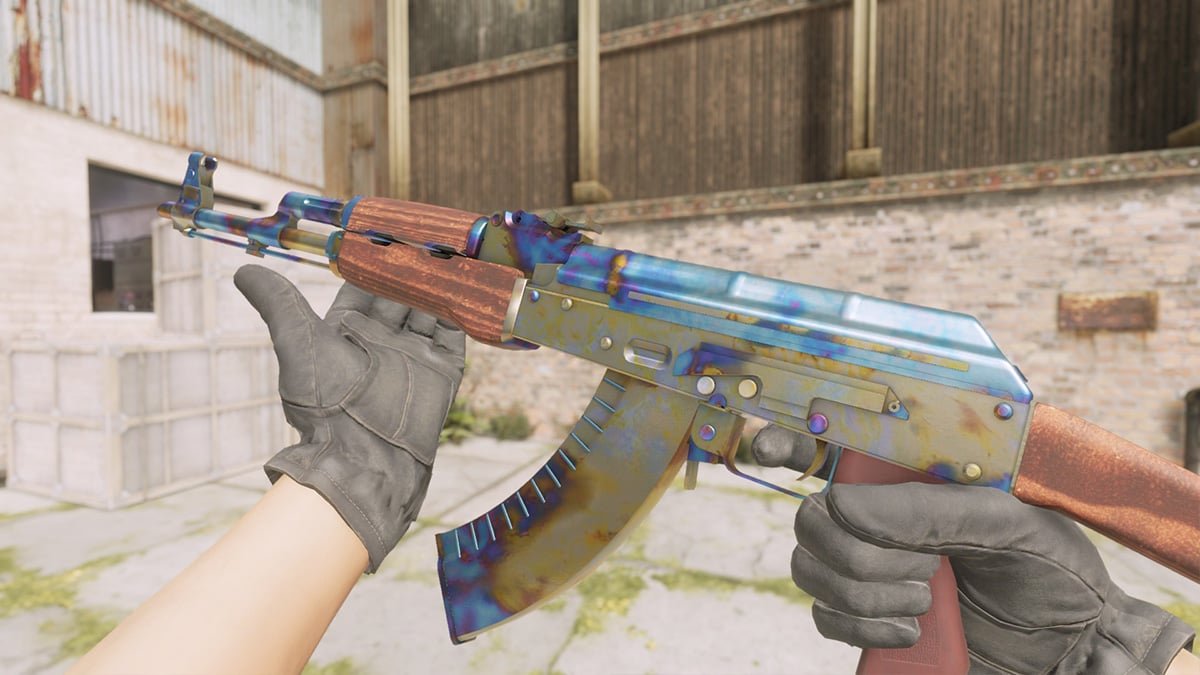 AK-47 Case Hardened Pattern 661