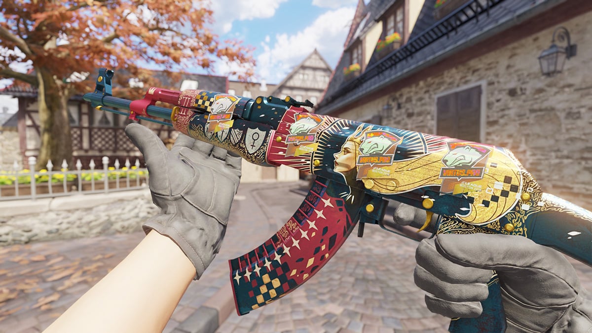 AK-47 The Empress (Virtus.pro CS2 Sticker Crafts)