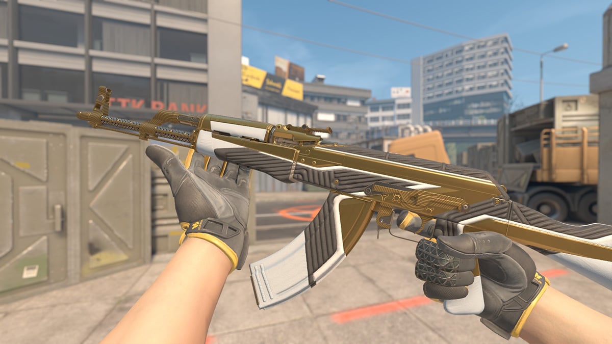 AK-47 The Oligarch (Gold CS2 Loadout)