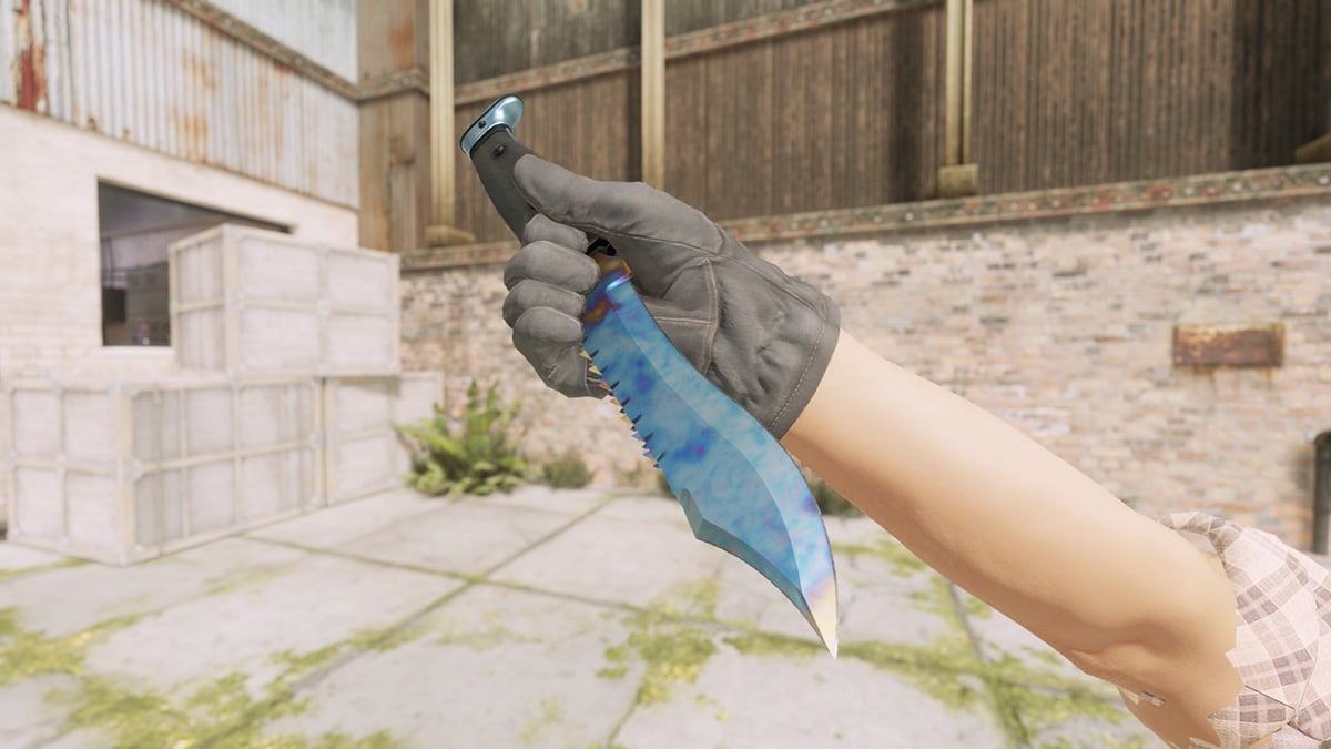 Bowie Knife Case Hardened Pattern 182