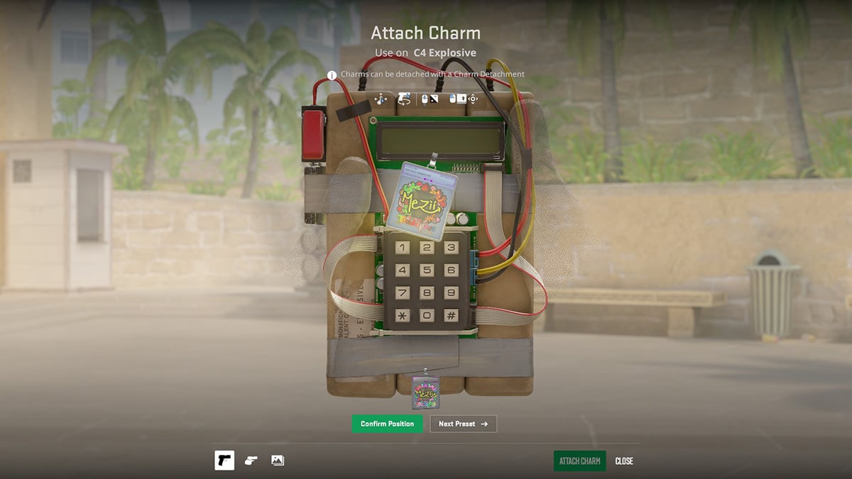 CS2 Sticker Slab Charm