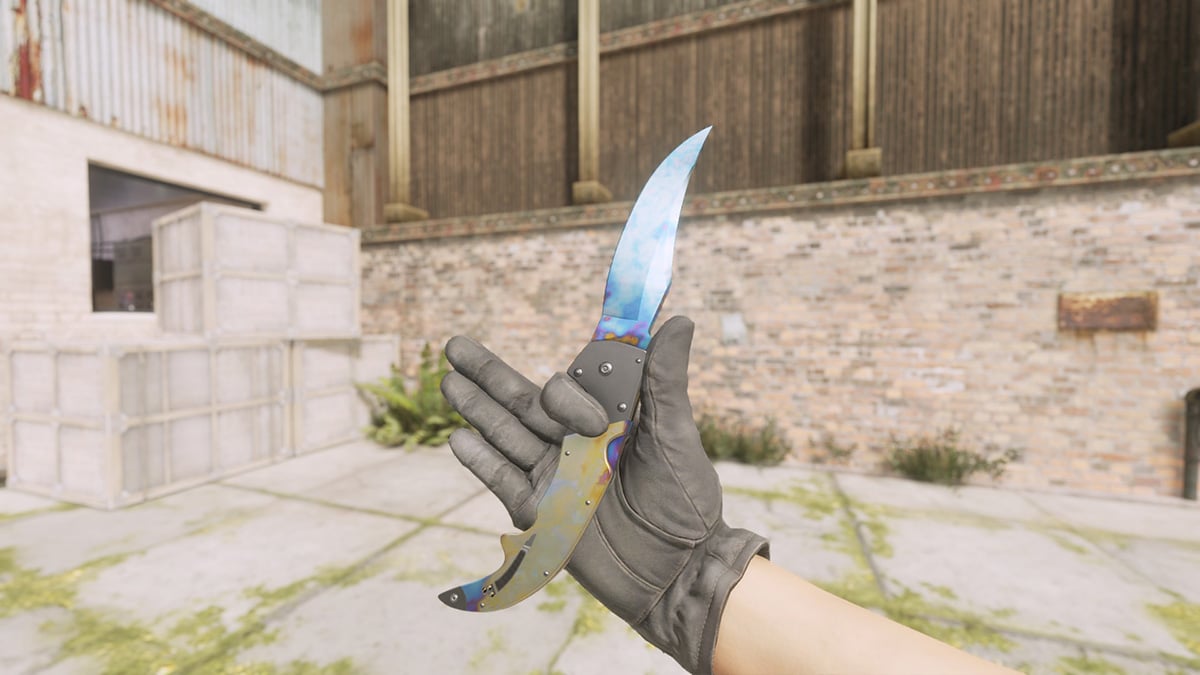 Falchion Knife Case Hardened Pattern 494