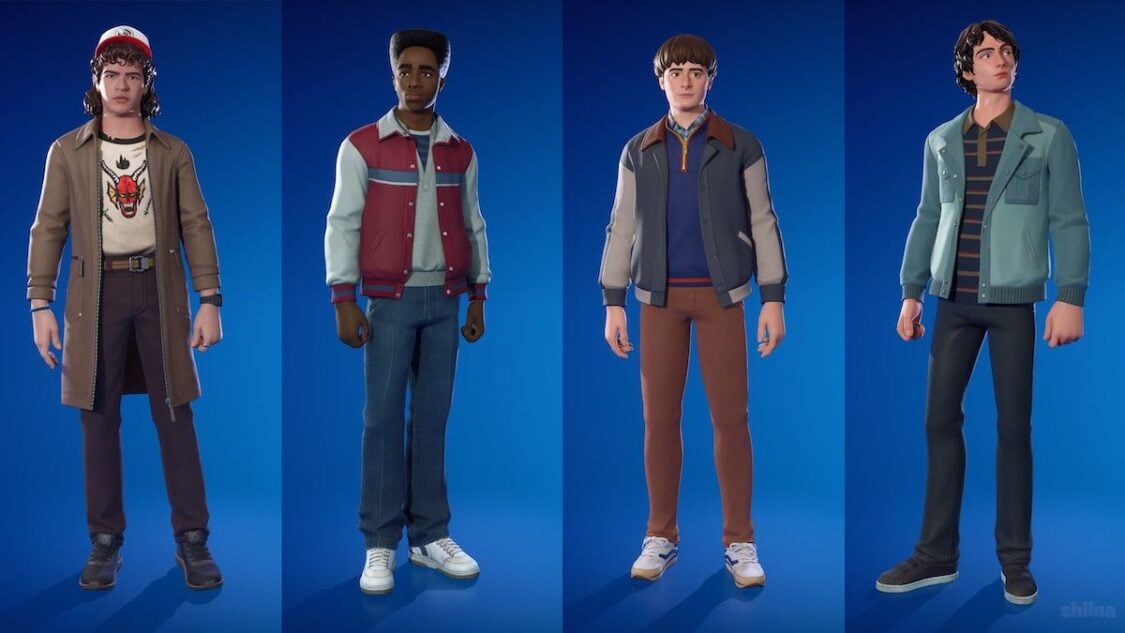 All New Fortnite Stranger Things Skins Leaked