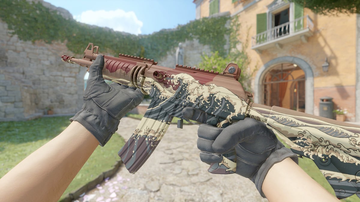 Galil AR Crimson Tsunami (CS2 Anime Skins)