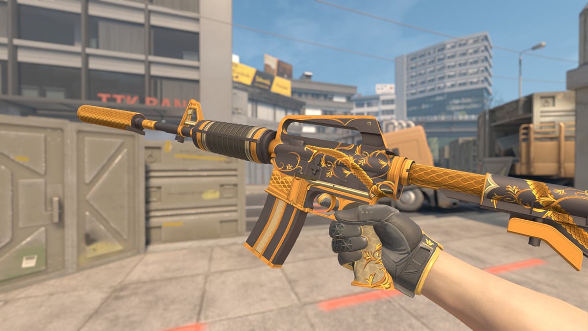 M4A1-S Golden Coil (Gold CS2 Loadout)