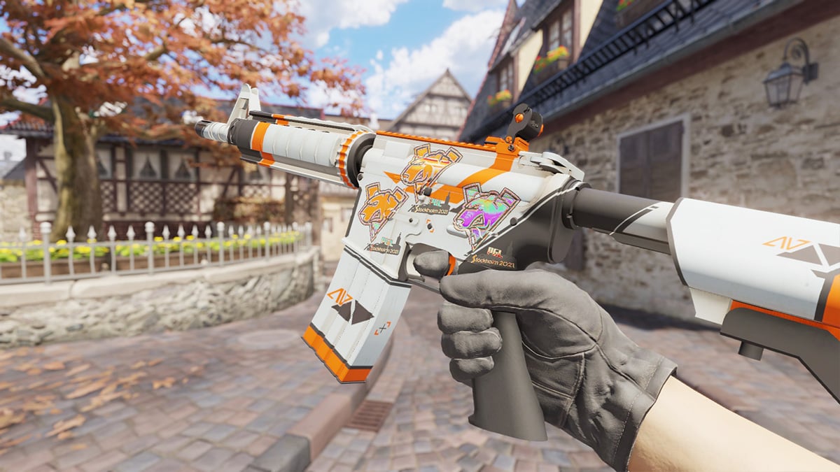 M4A4 Asiimov (Virtus.pro CS2 Sticker Crafts)