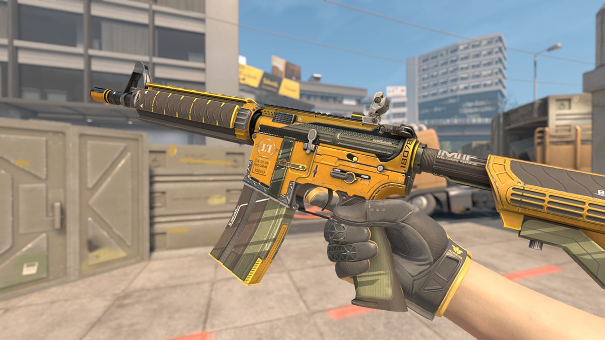 M4A4 Buzz Kill (Gold CS2 Loadout)