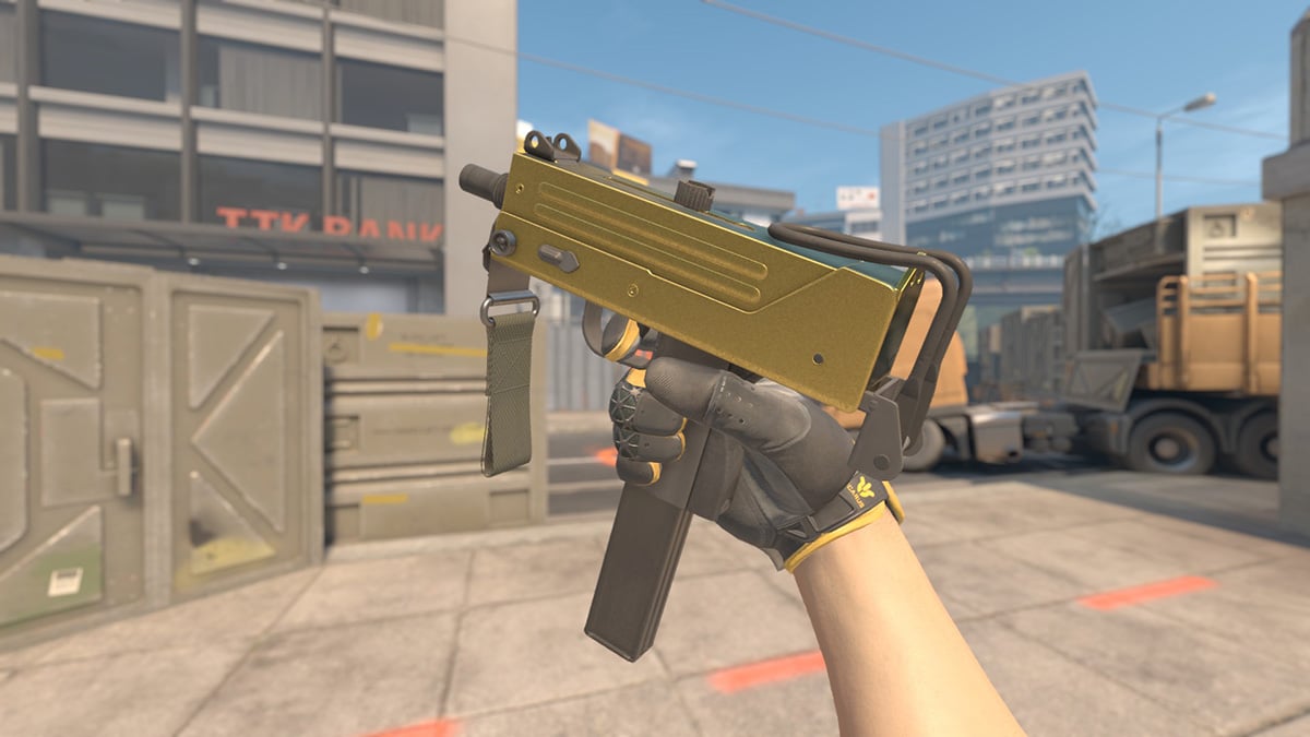 MAC-10 Gold Brick (Gold CS2 Loadout)