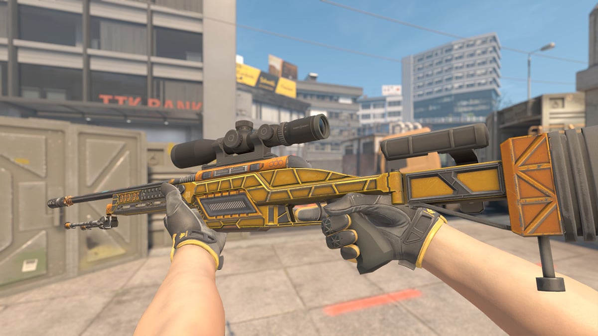 SSG 08 Big Iron (Gold CS2 Loadout)