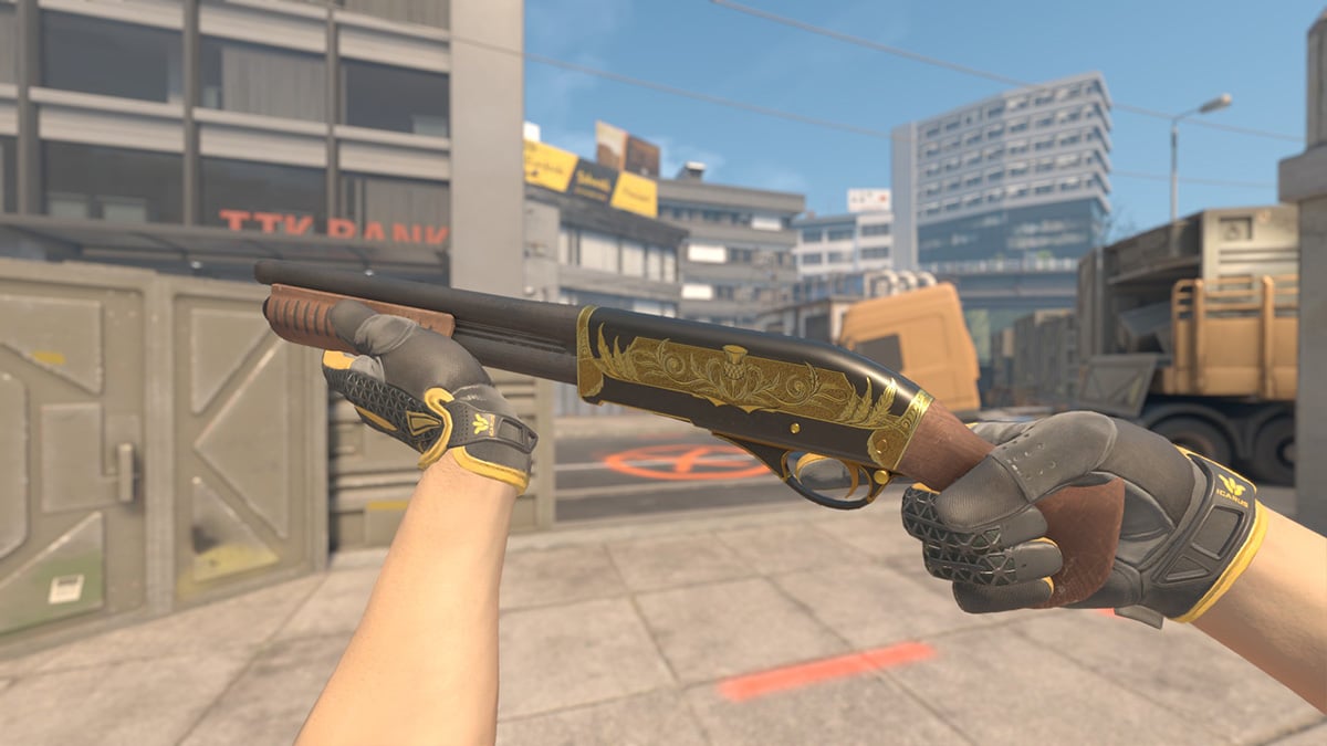 Sawed-Off Highwayman (Gold CS2 Loadout)