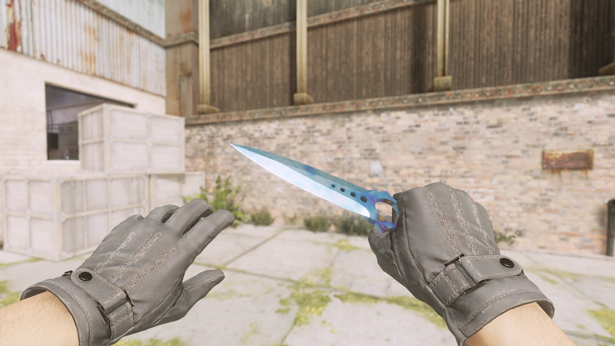 Skeleton Knife Case Hardened Pattern 403