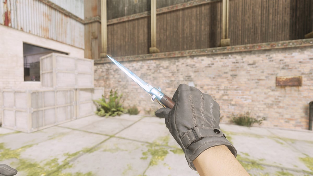 Stiletto Knife Case Hardened Pattern 182