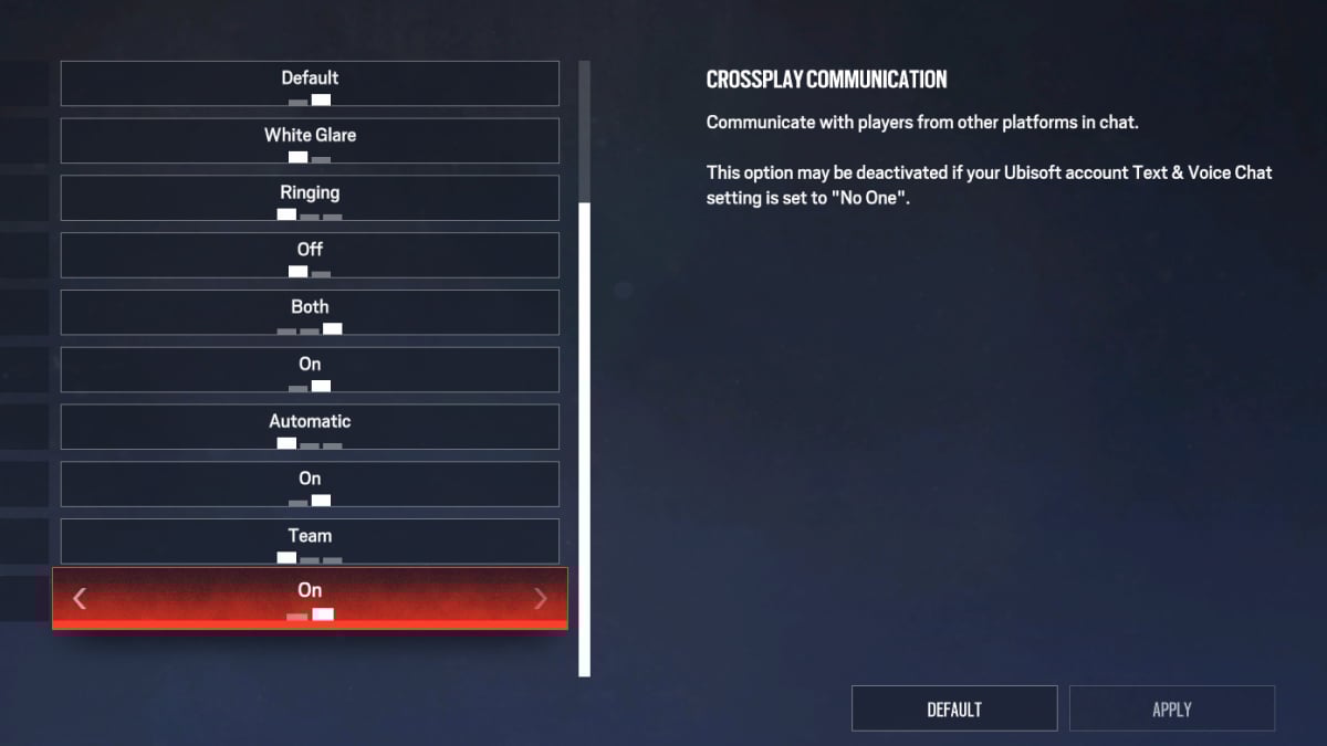 rainbow six siege x pc crossplay options