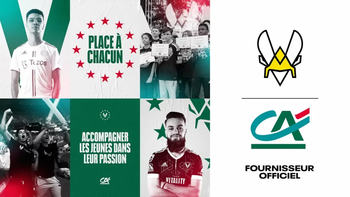 Team Vitality confirms Crédit Agricole as major partner