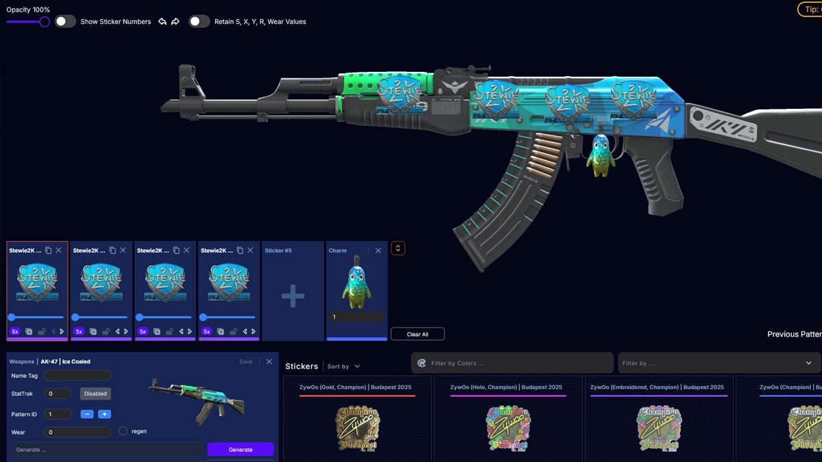 CS2 Skin Inspect Generation