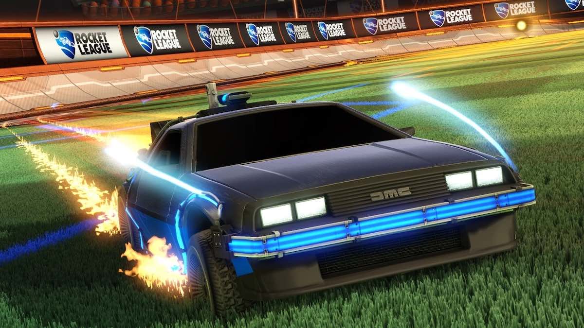 Fortnite Delorean - Rocket League