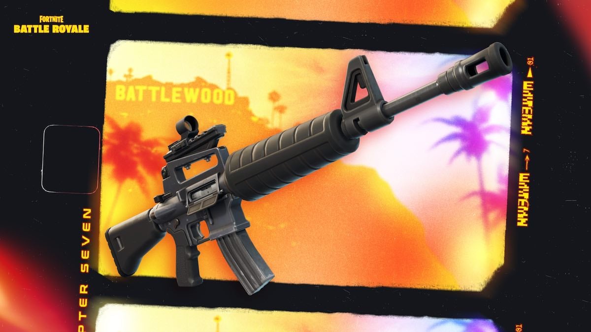 Fortnite C7 Loot pool - Assault Rifle